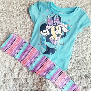 Girls 2 pc Minnie Outfit